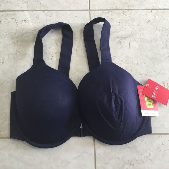 NWT SPANX midnight navy Full Coverage bra 34D - Picture 3 of 8